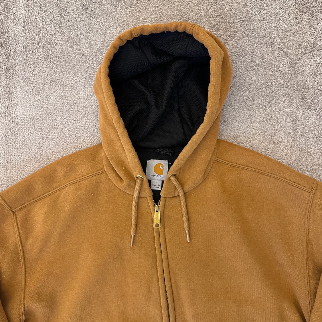 칼하트 써멀 후드집업 브라운 상품이미지3