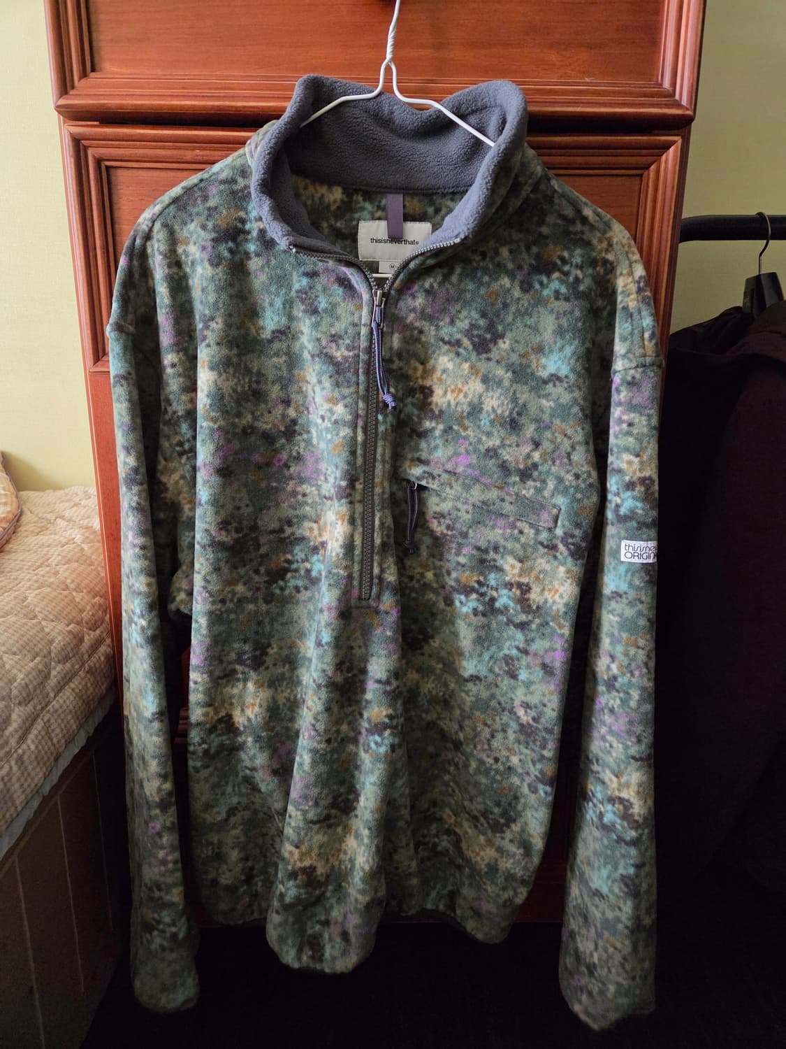 디스이즈네버댓 플리스 풀오버 올리브  m 상품이미지4