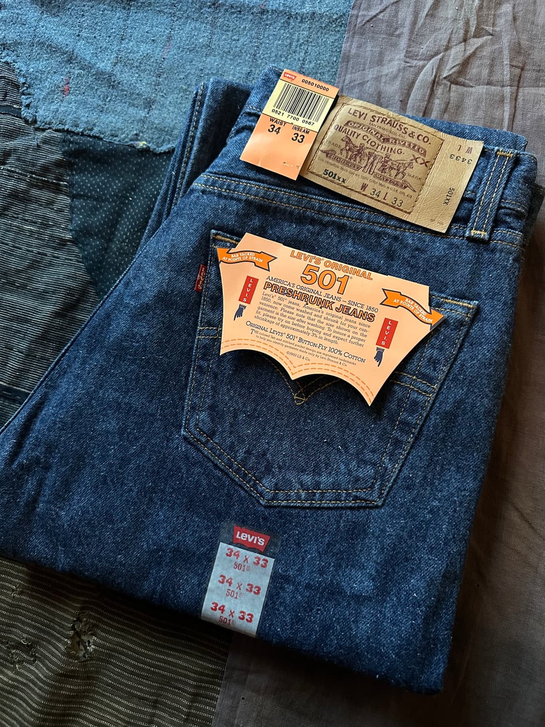 Dead Stock 90s Levis 501XX Denim Pants 상품이미지2