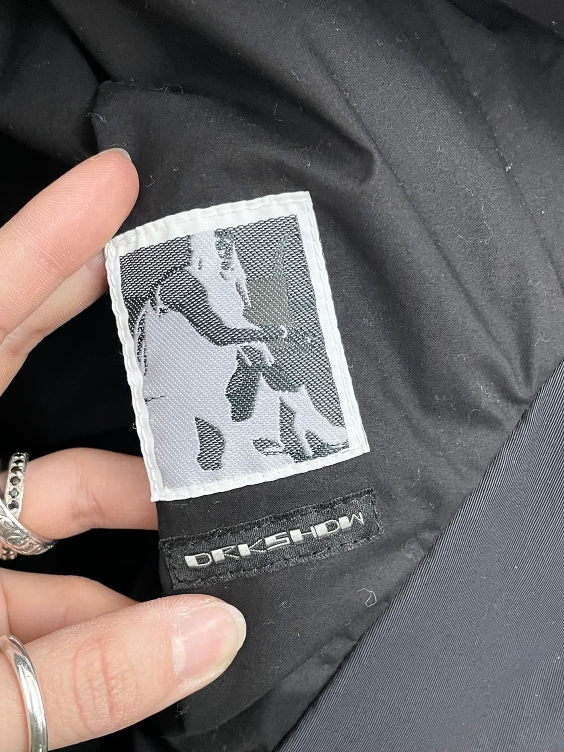 릭오웬스 다크쉐도우 18fw 에스메틱 컨버터블 윙 숄더 자켓 상품이미지6