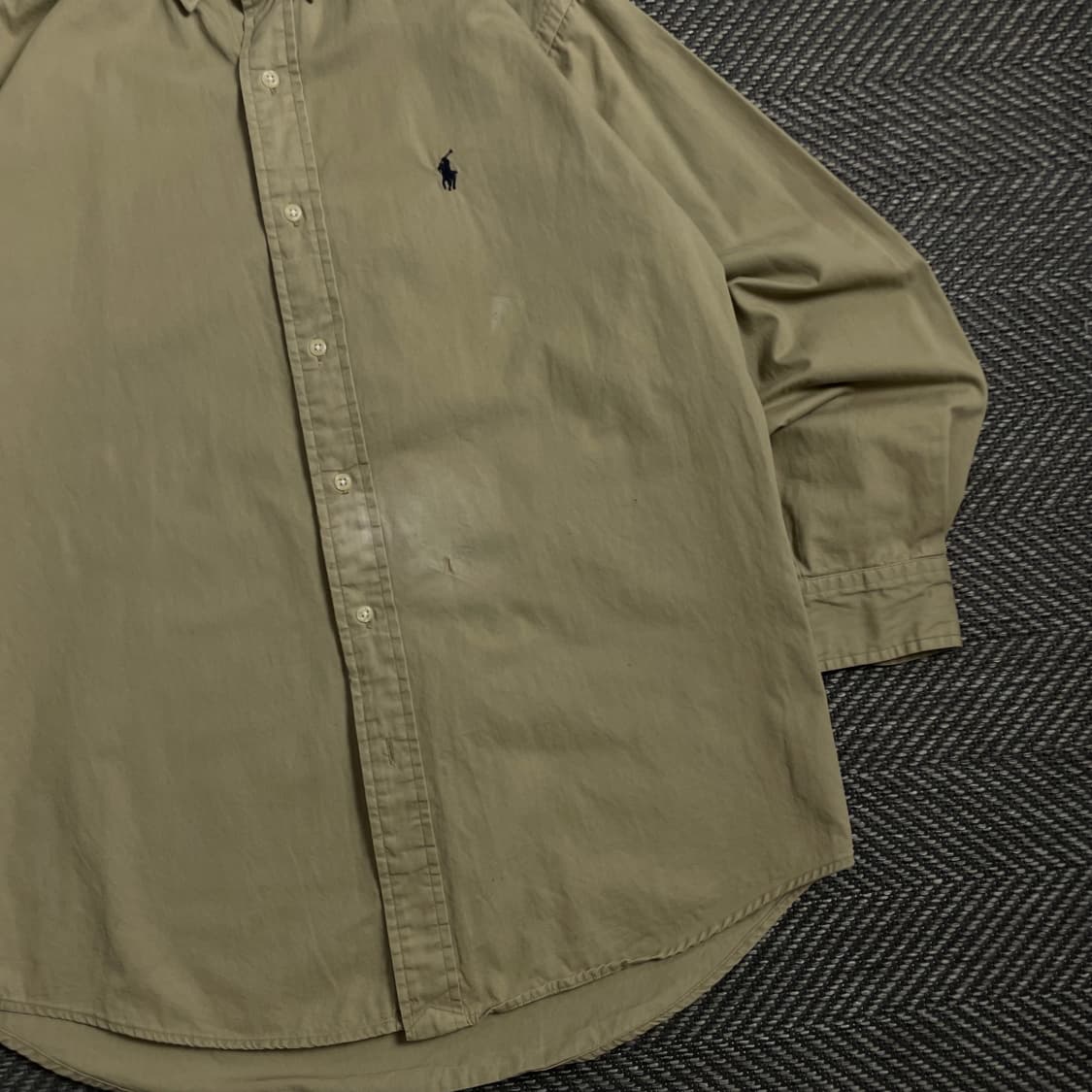 폴로 랄프로렌 포니 로고 옥스포드 셔츠 베이지o 4306 상품이미지2
