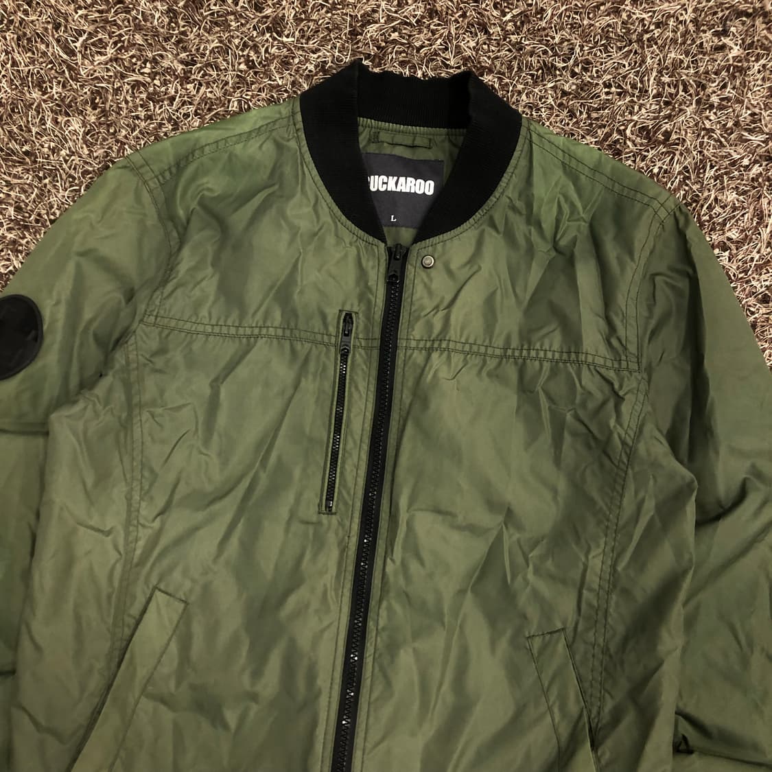 버커루 나일론 봄버 MA-1 항공 플라이트 자켓 상품이미지2