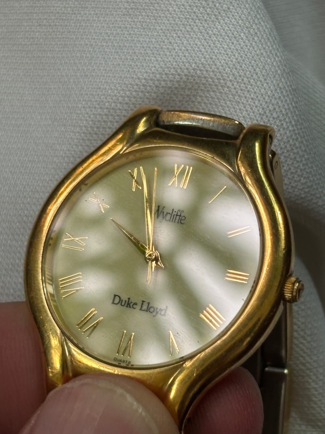 vintage wycliffe duke lloyd metal watch 상품이미지9