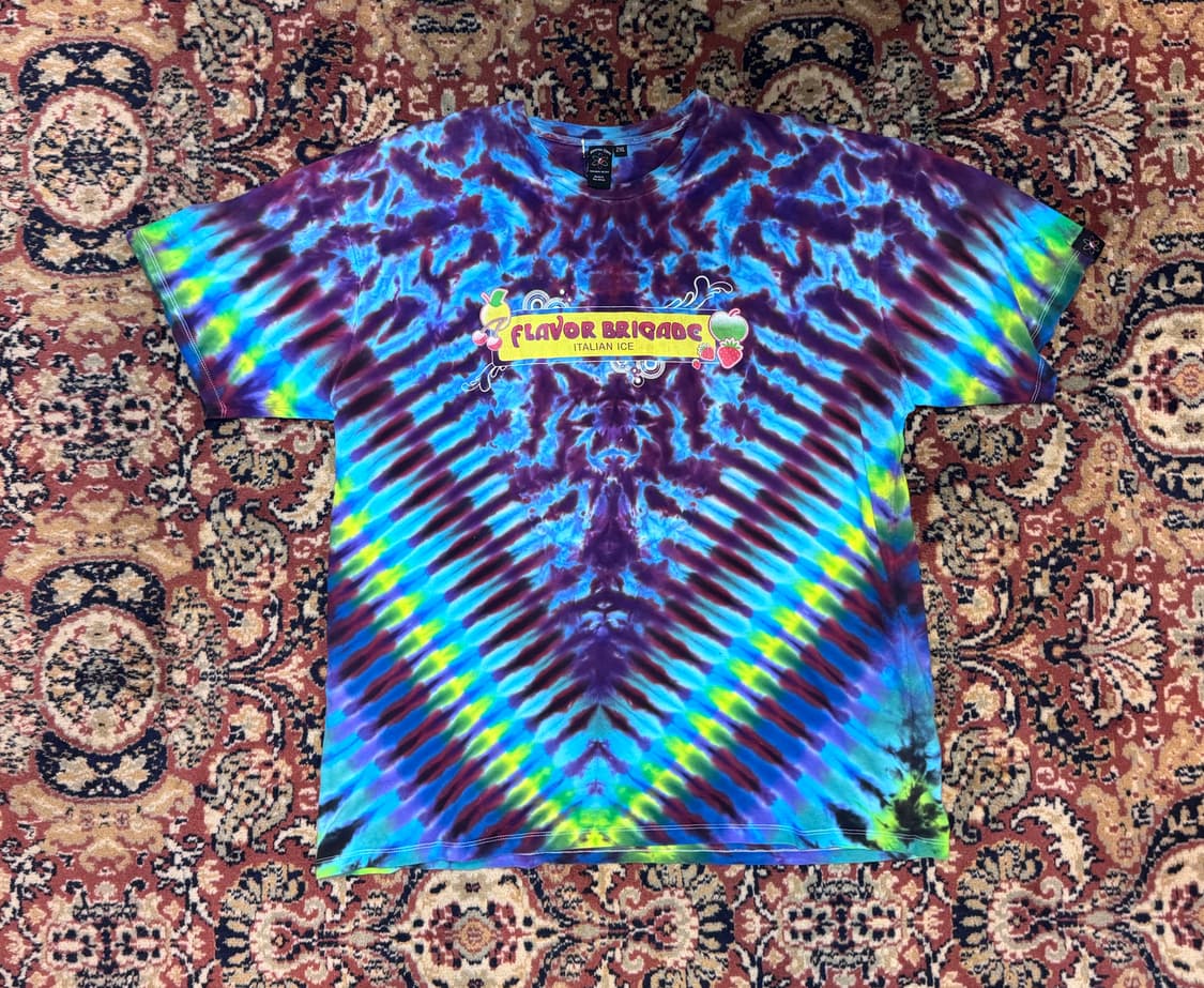 usa 빈티지 타이다이 반팔 그래픽 티 XXL (704) 상품이미지2