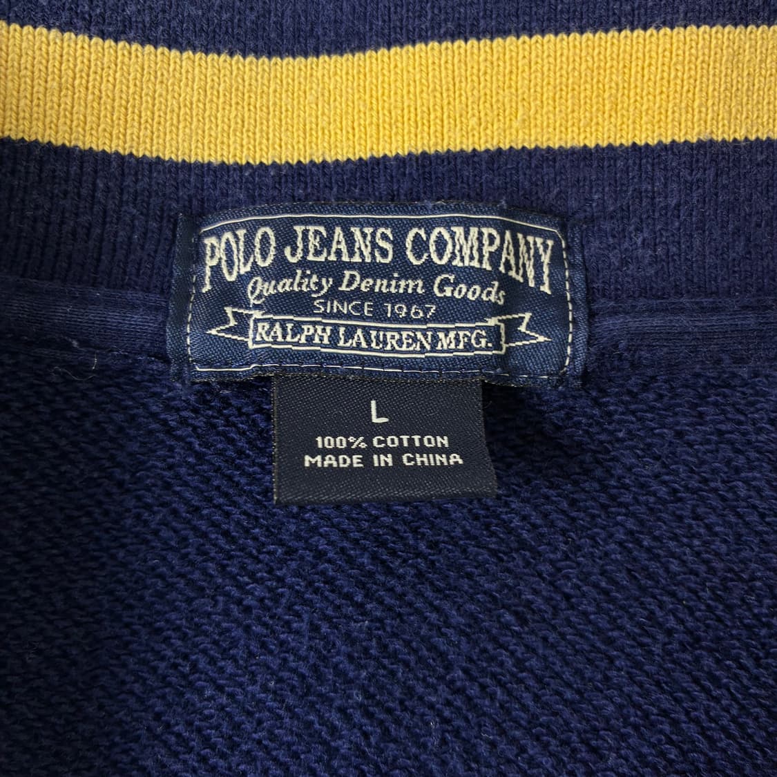 Polo jeans 폴로 진스 RL 자수 코튼 집업 자켓 상품이미지5