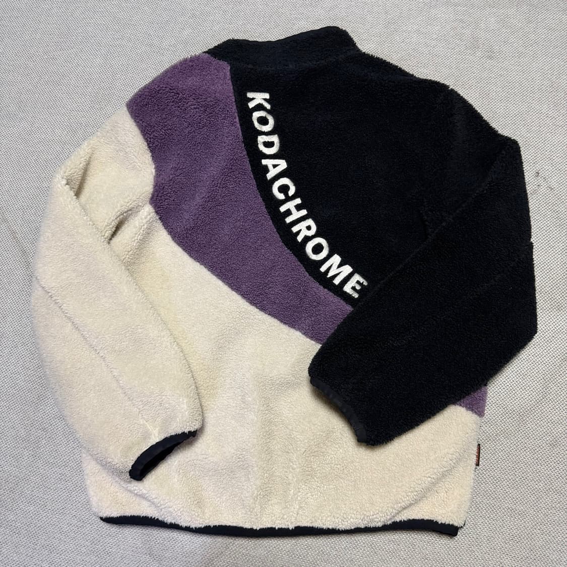 코닥 컬러 블록 플리스 자켓 상품이미지6