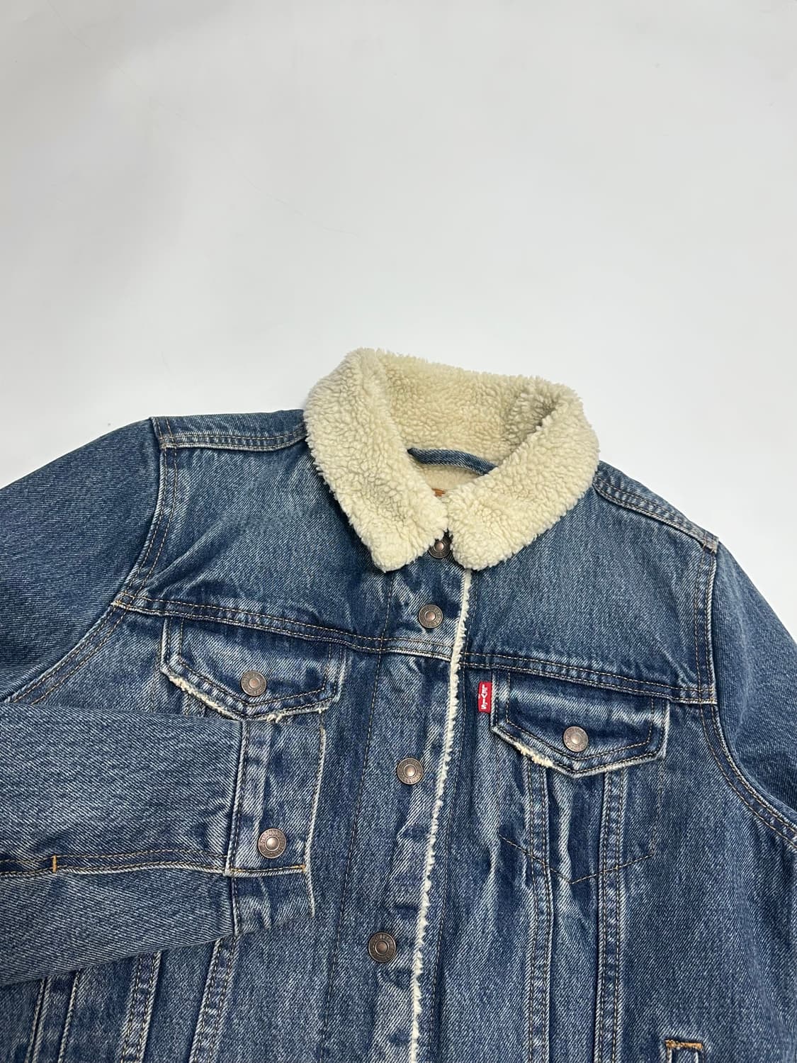 리바이스 오리지널 쉐르파 트러커 청자켓 상품이미지3