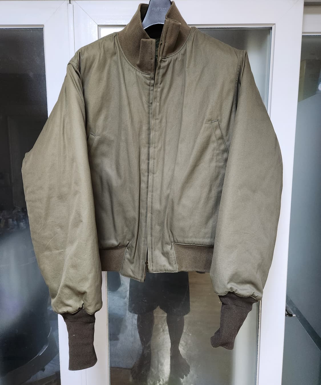 언라이클리 24fw 리버시블 탱커자켓 카키 L 상품이미지1