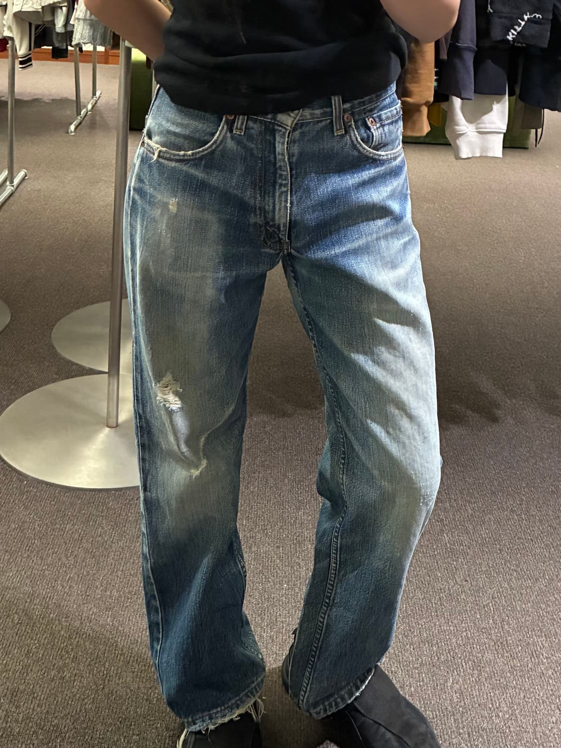 27)리바이스 503 빈티지 데미지 데님팬츠 상품이미지2