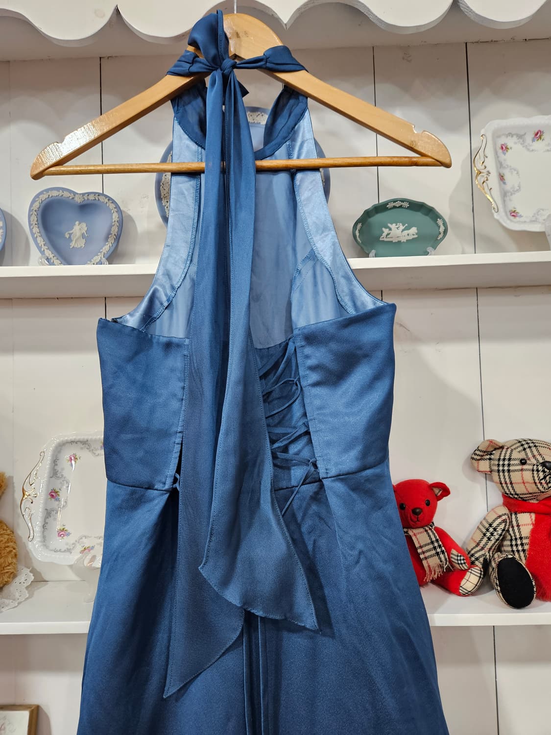 쉬폰 홀터넥 원피스 상품이미지7