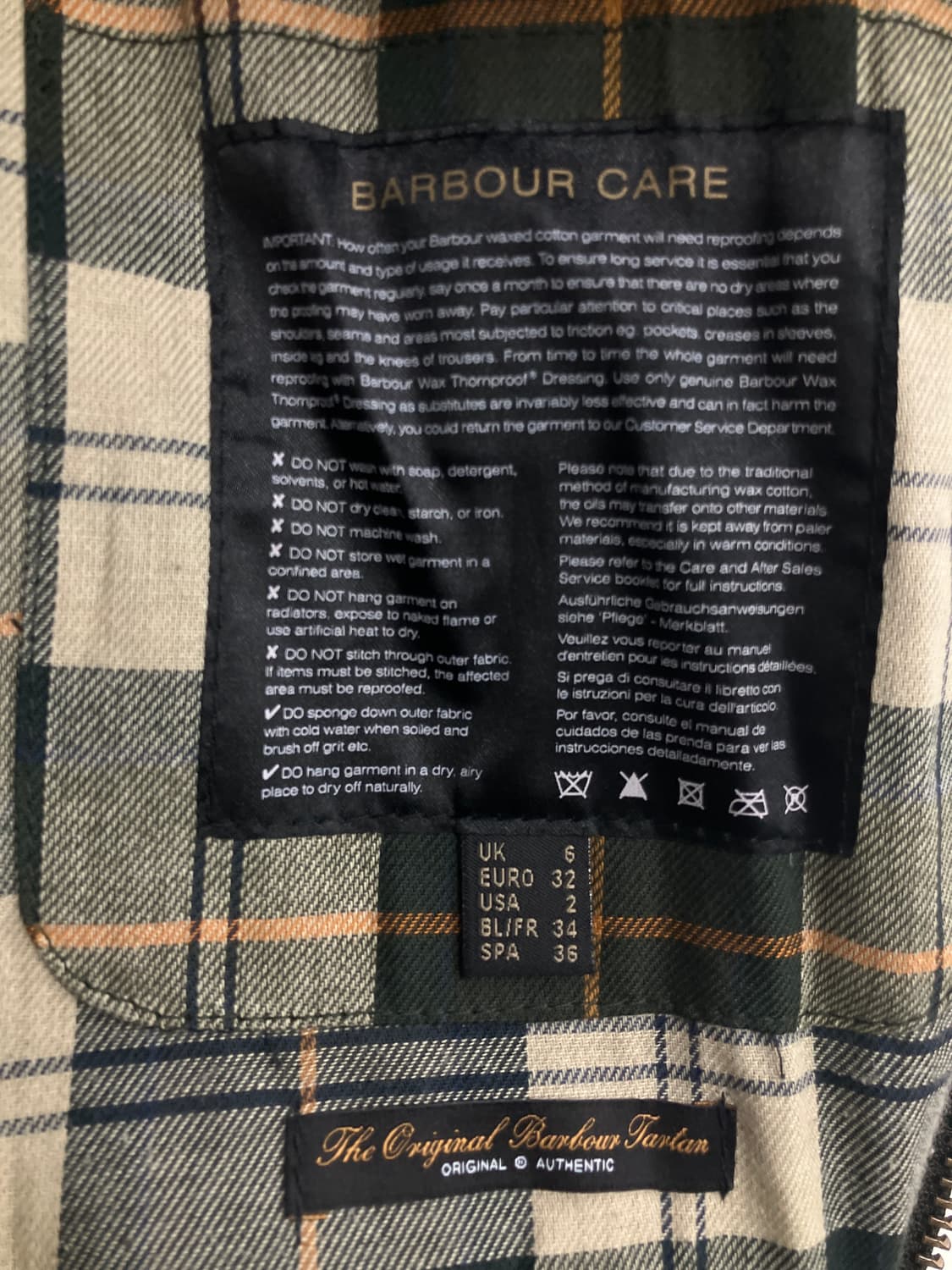 바버 비데일 왁스 자켓 32 상품이미지10