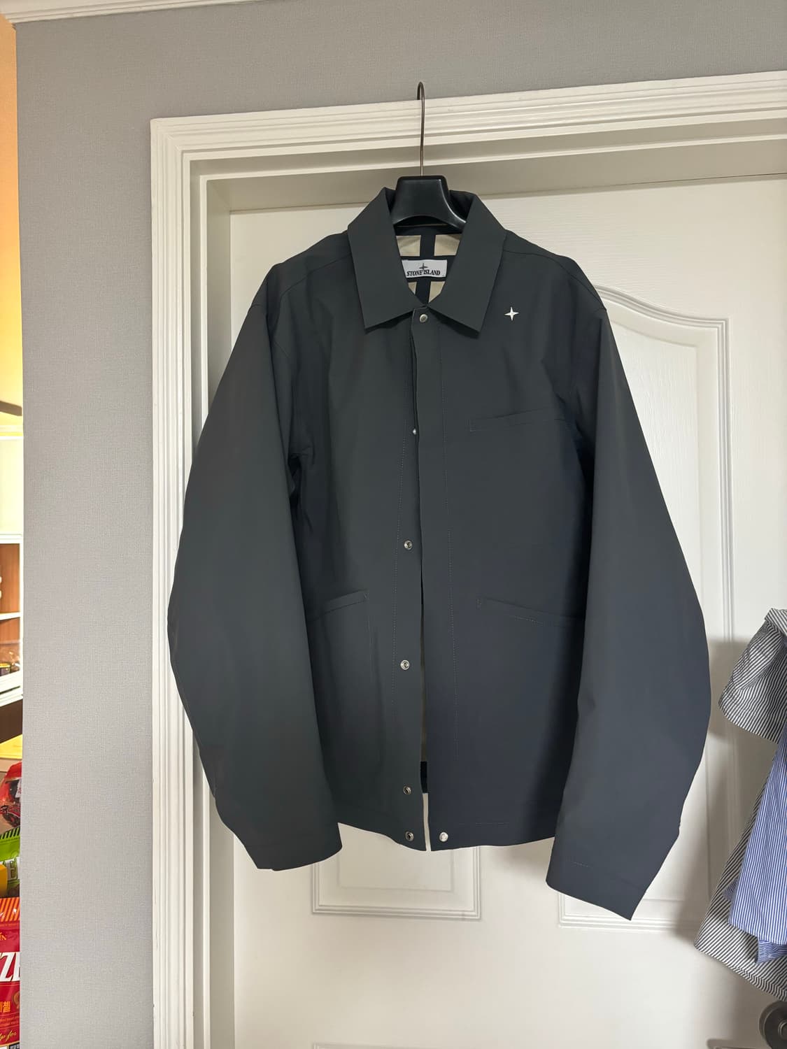 [L] 스톤아일랜드 스텔리나 3L 나일론 셔츠 자켓 상품이미지1