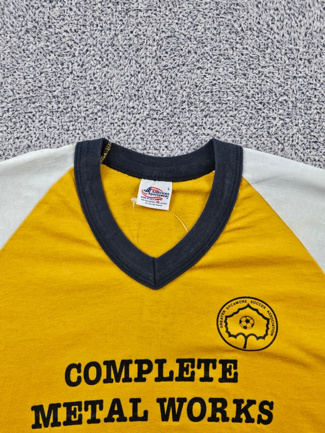 90's USA 아메리칸스포츠웨어 싱글스티치 반팔티셔츠 (L)/11361 상품이미지7