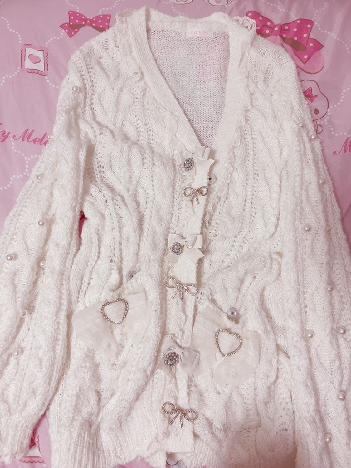 리즈리사 달천깔 히메갸루 가디건 라떼갸루 짜잔씨 빈티지 상품이미지1