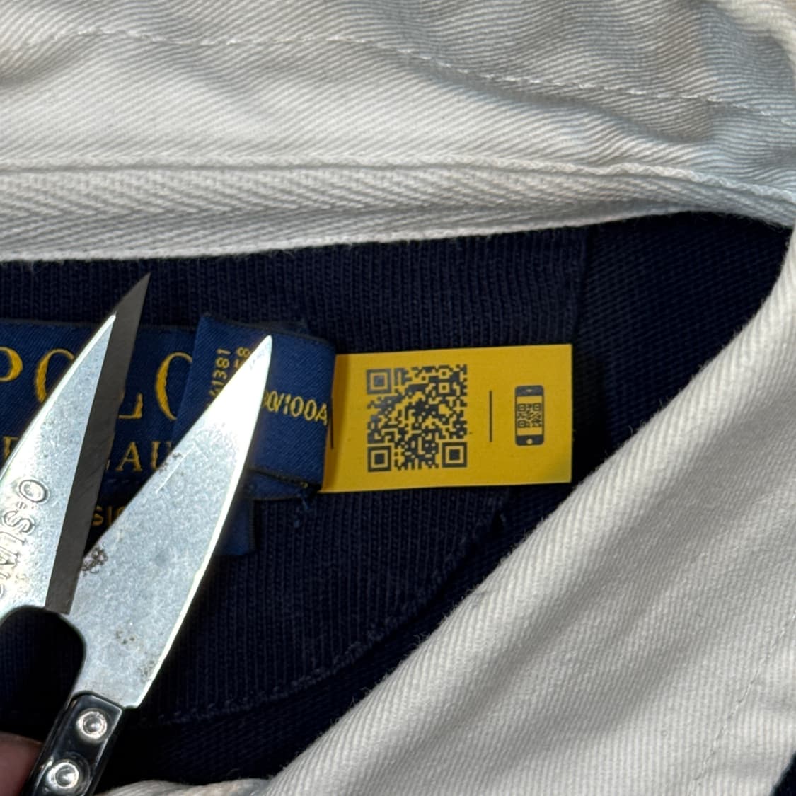 L) 폴로 랄프로렌 아이코닉 럭비 셔츠 네이비 긴팔 신형 상품이미지7