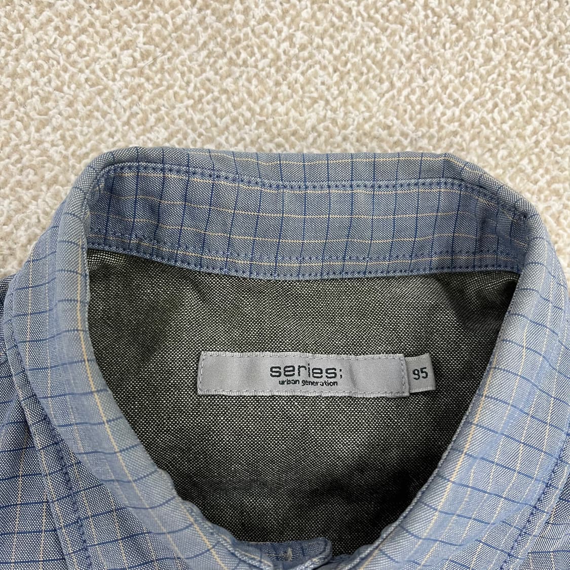 95 시리즈 체크 긴팔 셔츠 남방 0224M 상품이미지2