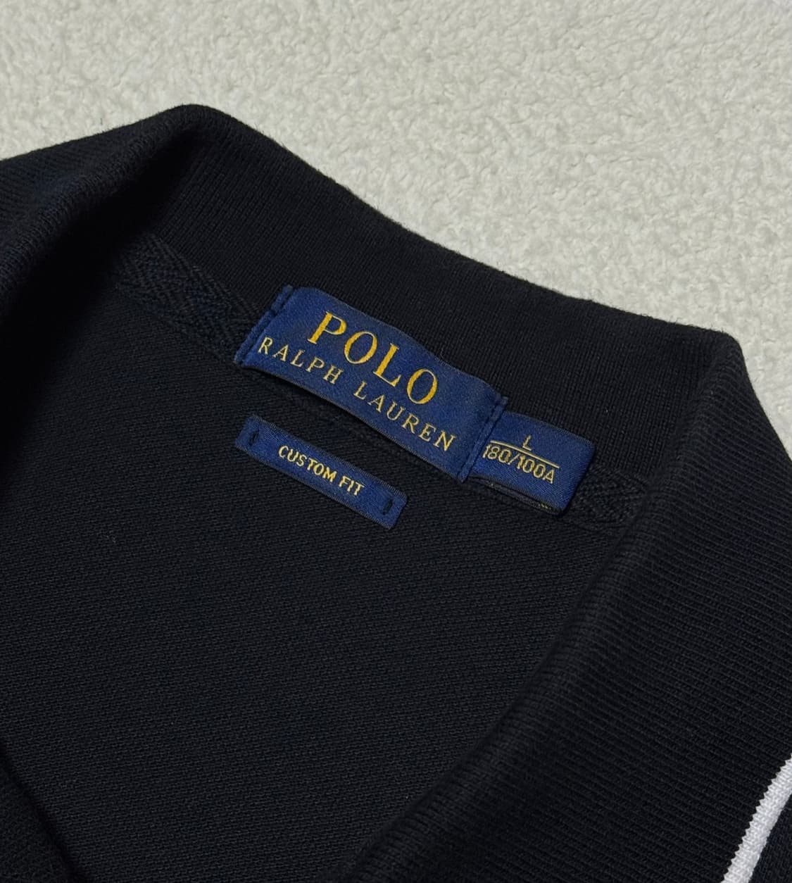 폴로 랄프로렌 빅포니 블랙 카라 반팔 상품이미지4