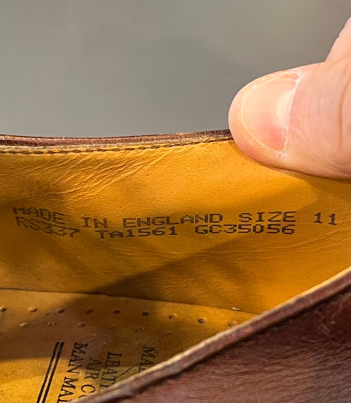 닥터마틴 1561 4홀 레더 슈즈 (영국제 / 300mm) 상품이미지7