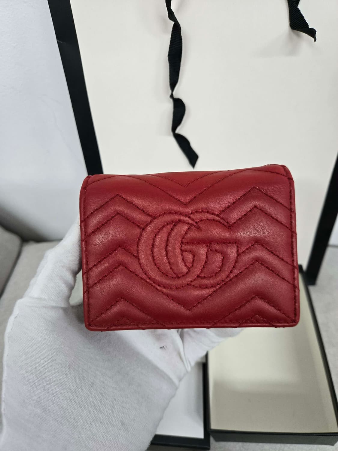 [보증서 정품] 구찌 마몬트 GG 중지갑 상품이미지3