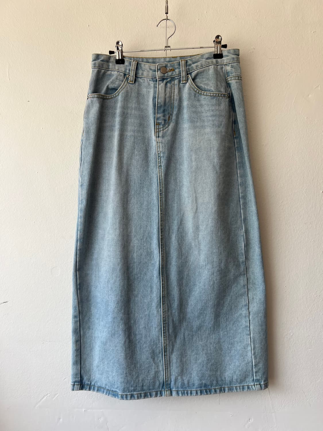 쇼핑몰 여성 연청 데님스커트 청치마 상품이미지2