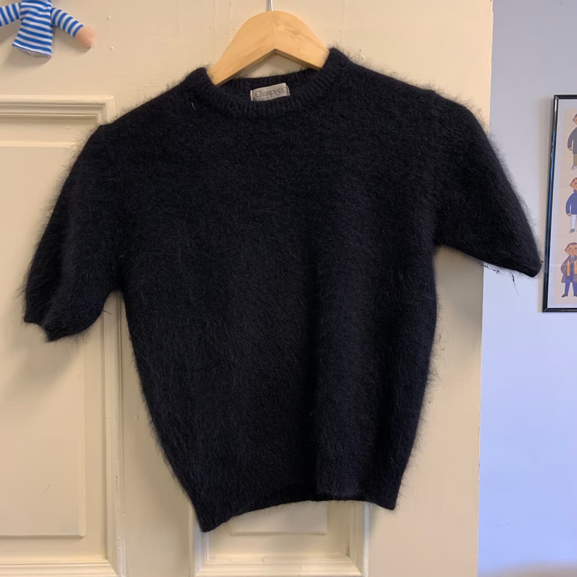 일본 빈티지 여성 니트반팔 상품이미지1