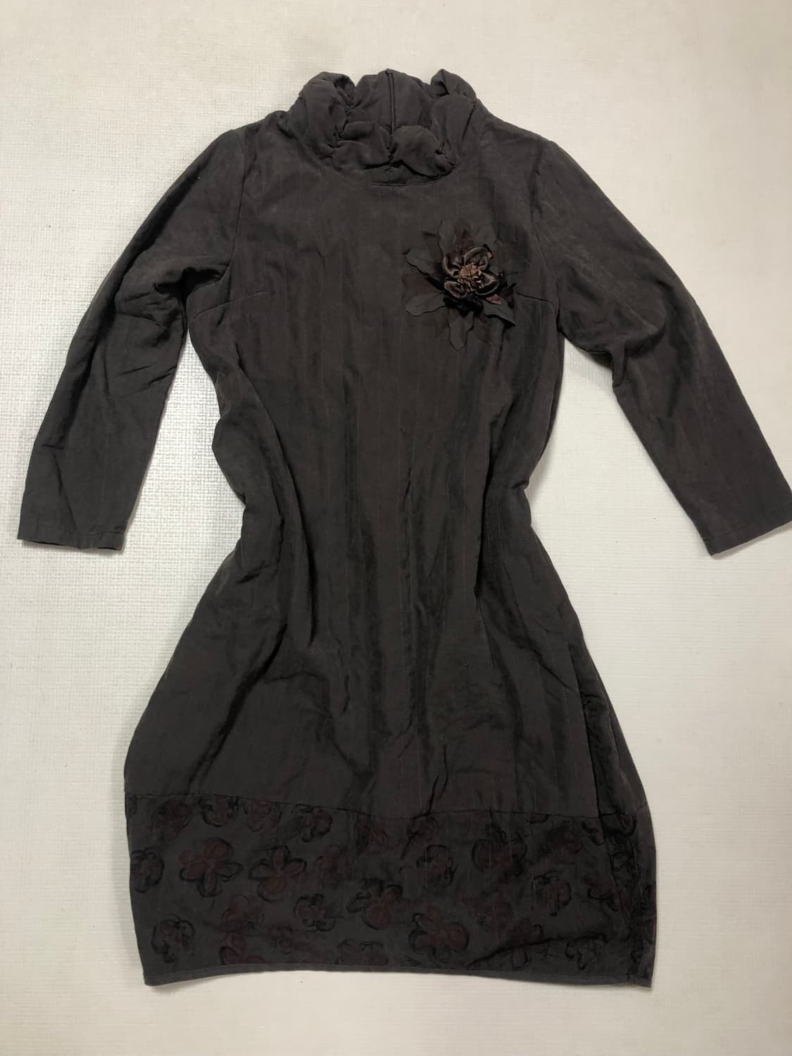 빈티지 브라운 벌룬핏 원피스 상품이미지9