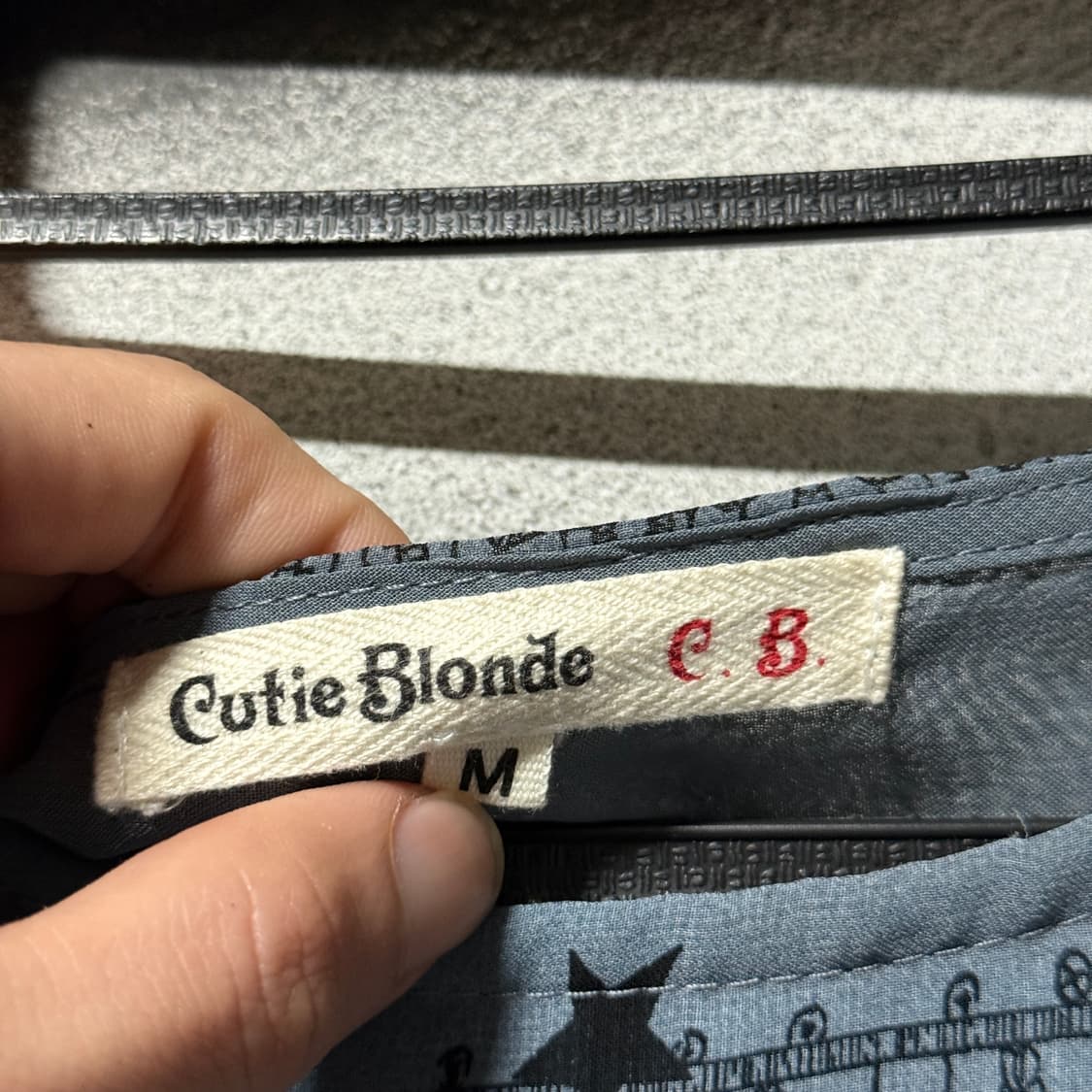 VTG 빈티지 러블리 모리 별 패턴 리본 원피스 상품이미지7