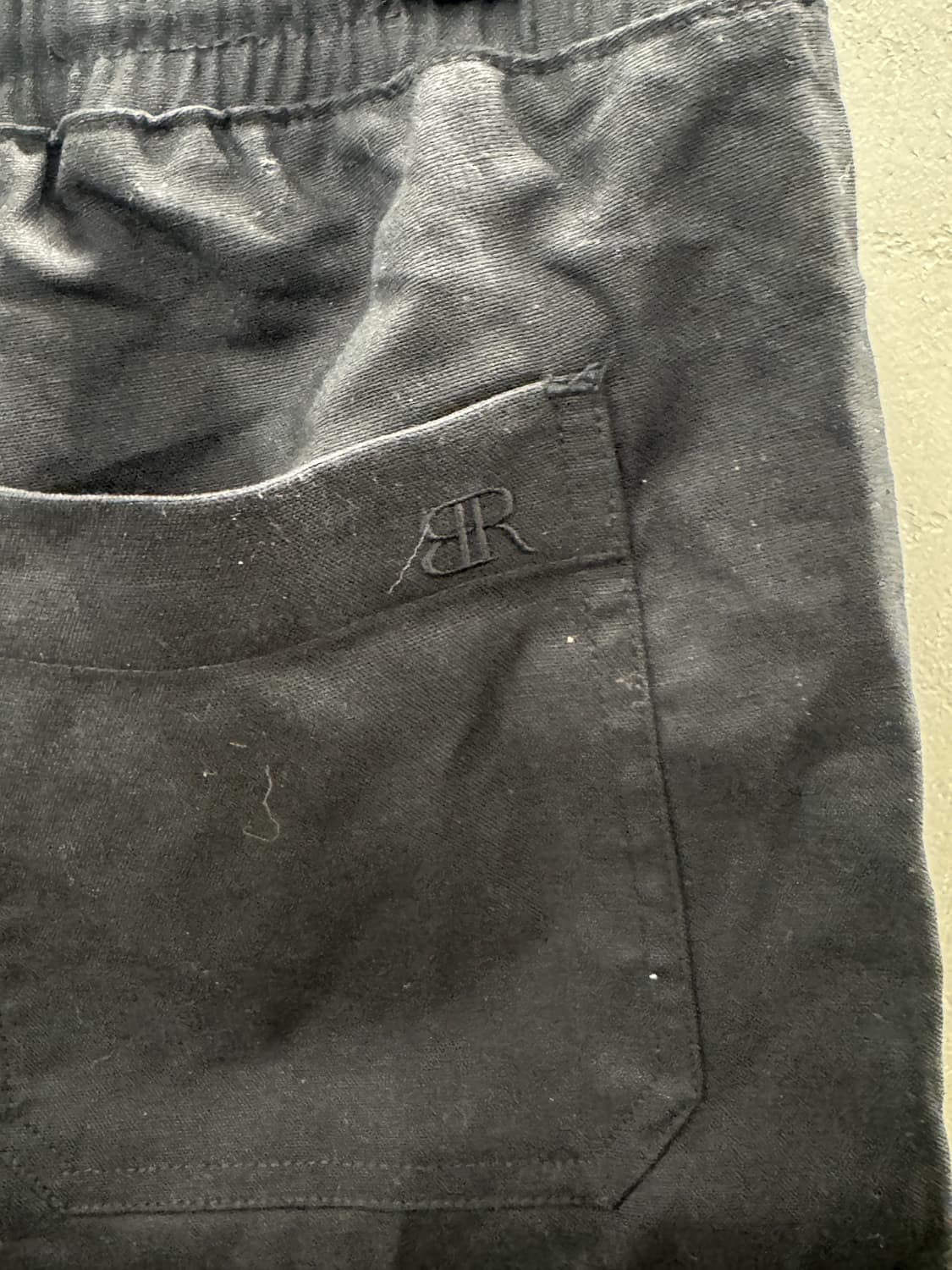 바나나 리퍼블릭 검정색 면 반바지 XL 상품이미지5