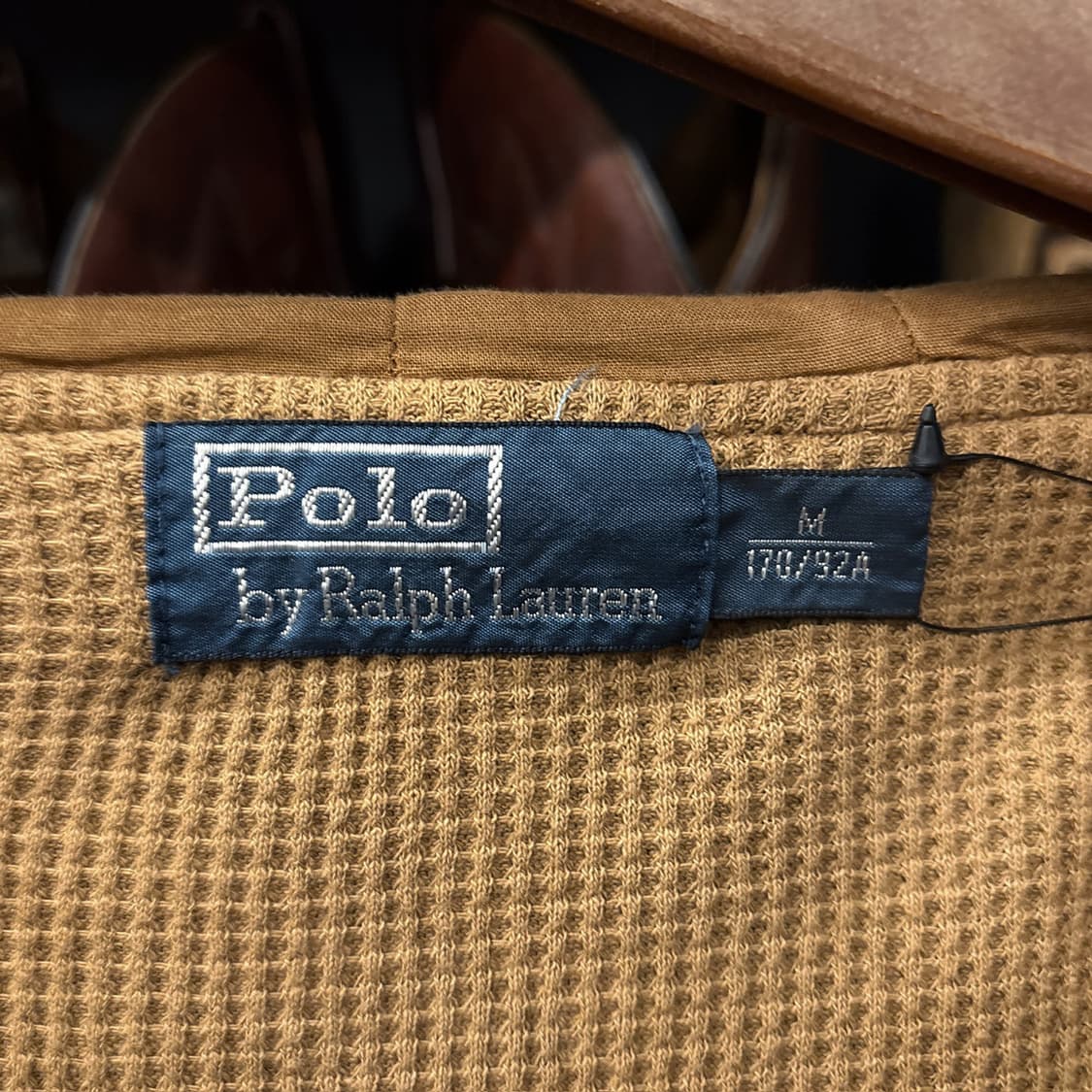 90s 폴로 랄프로렌 코튼 스웻 N-3B 플라이트 자켓 베이지 N1145 상품이미지9