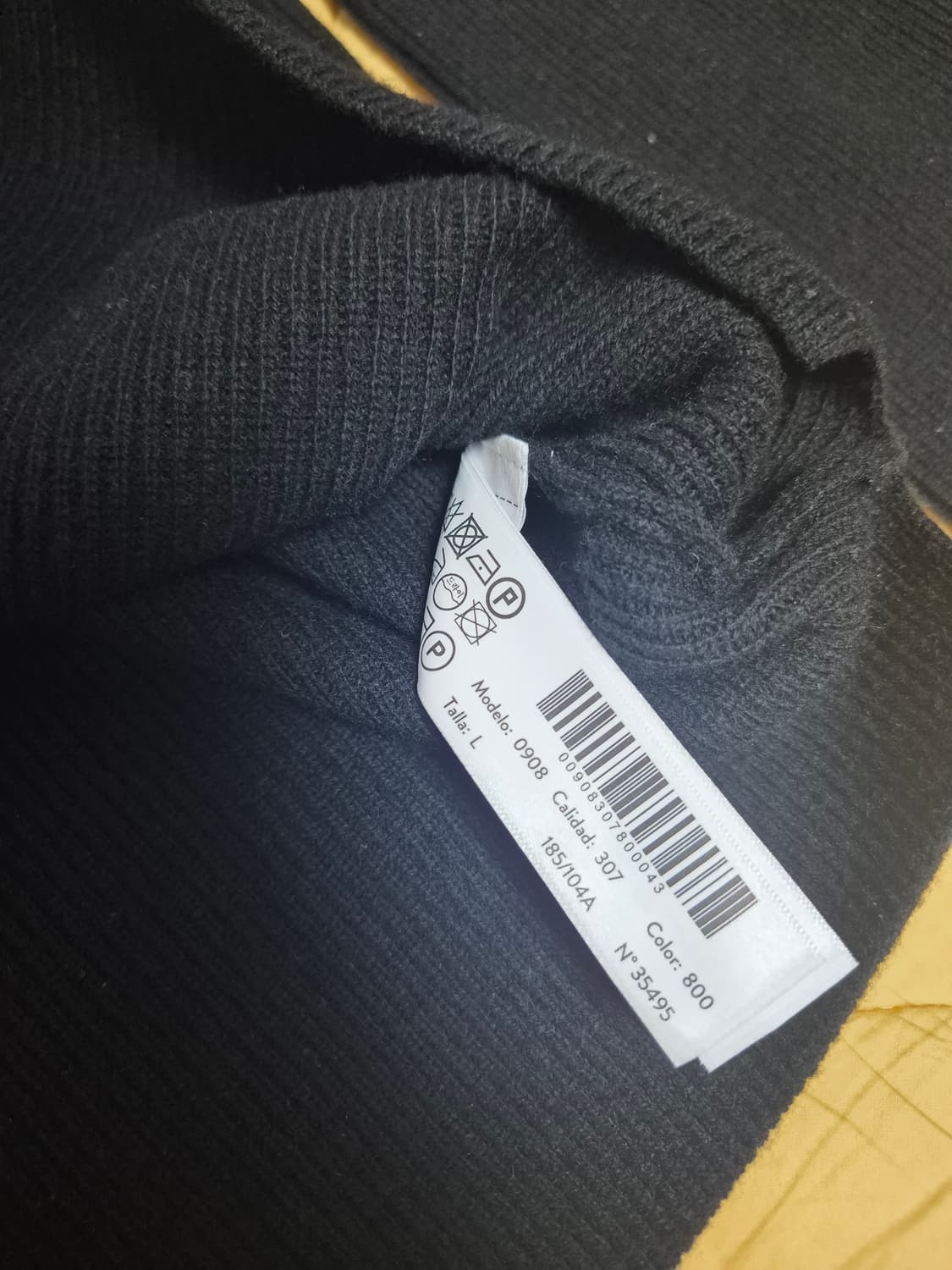 마시모두띠 블랙카라니트 L 상품이미지4