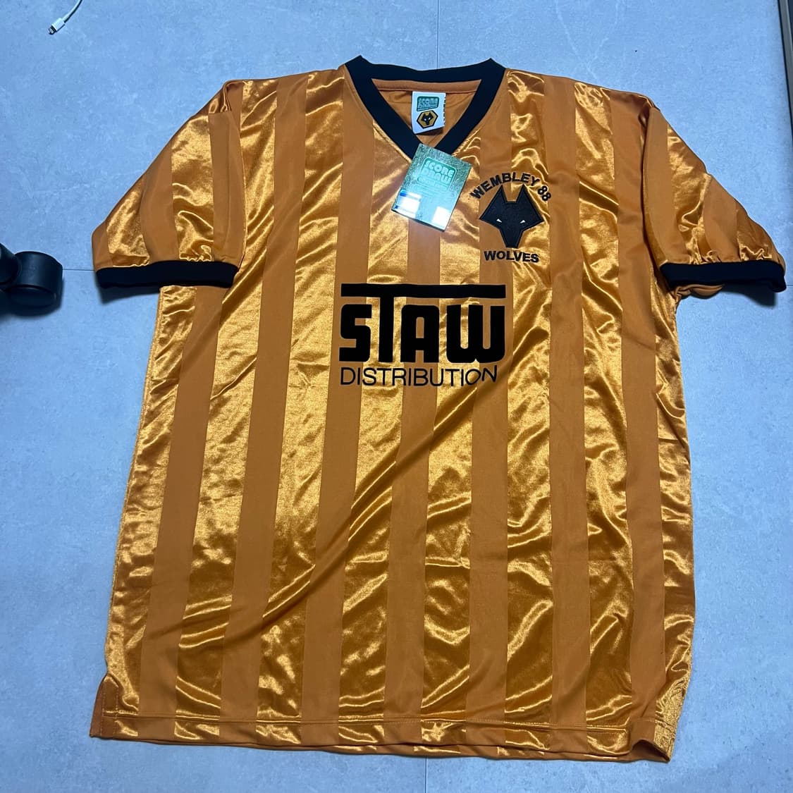 [XL/택제품] 울버햄튼 웸블리 88 레트로 축구 유니폼 상품이미지2