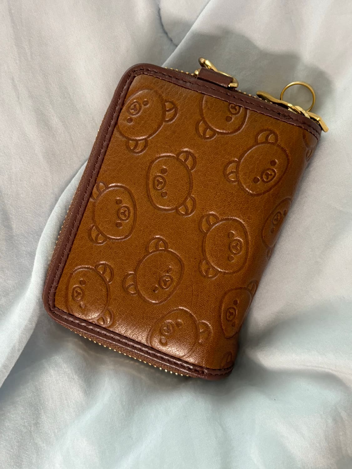 리락쿠마 키홀더 가죽 지갑 상품이미지1