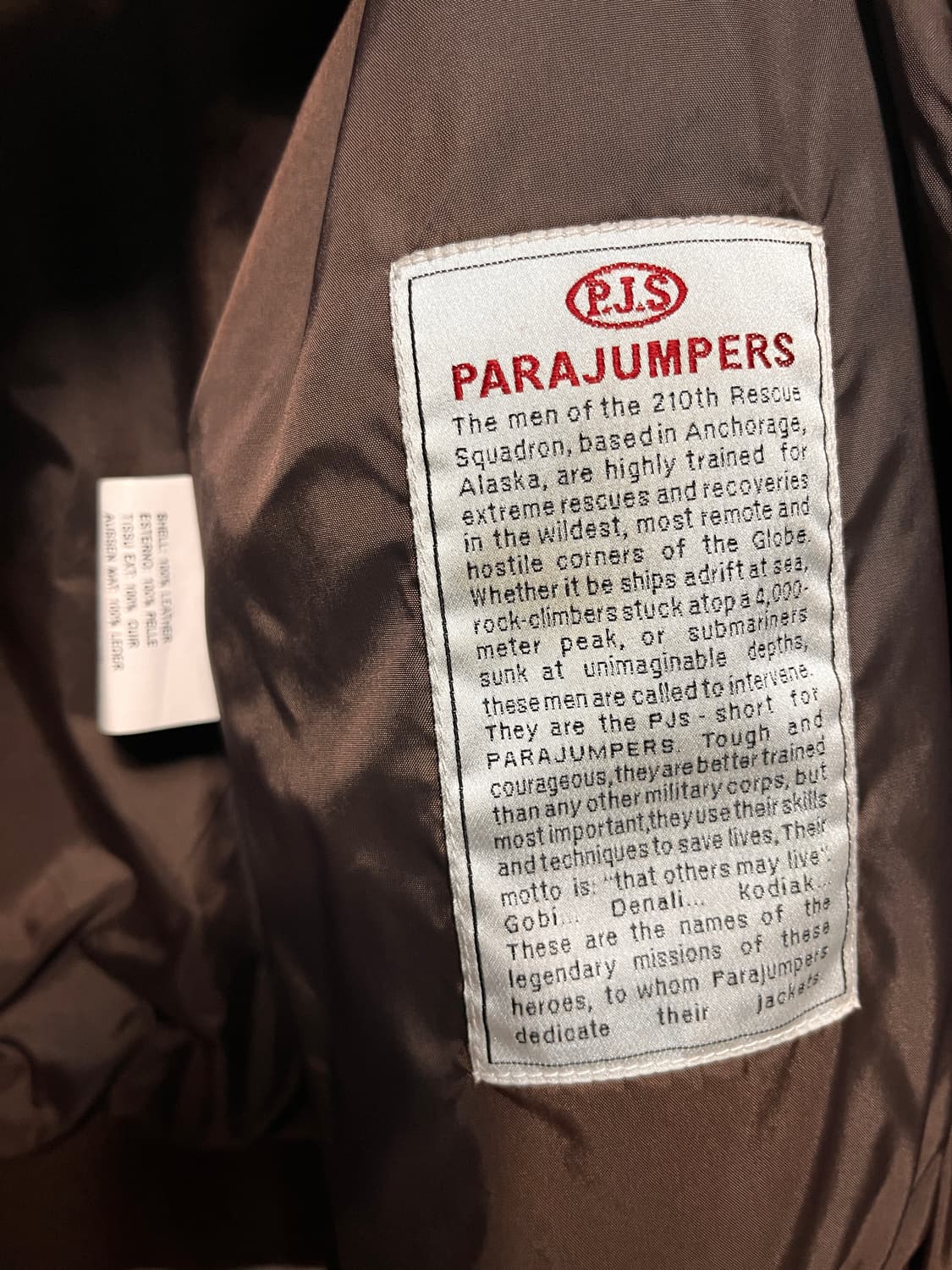 파라점퍼스   가죽 자켓 점퍼  M 상품이미지3