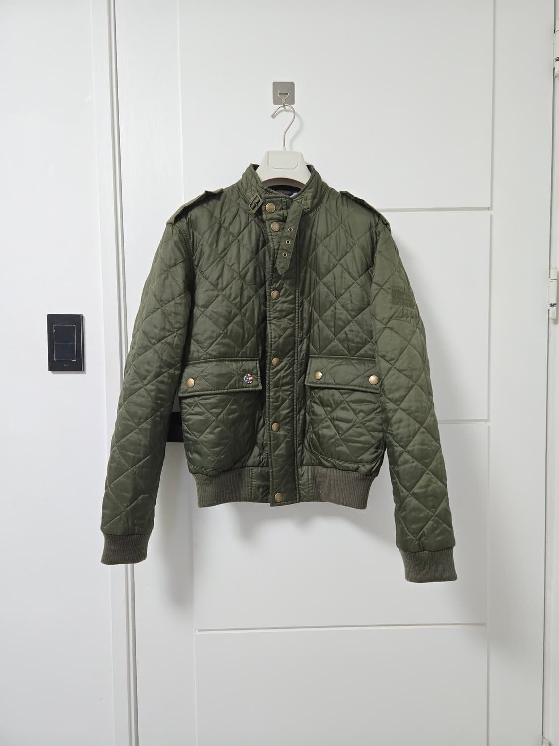 바버 barbour 스티브맥퀸 퀼팅 점퍼 M 상품이미지1