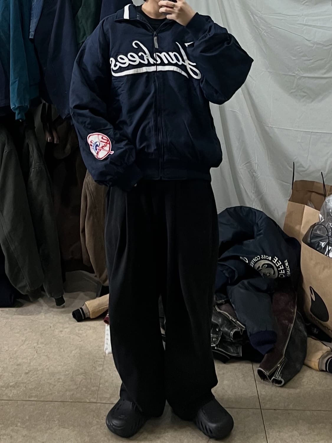 마제스틱 뉴욕양키스 스타디움자켓 상품이미지4