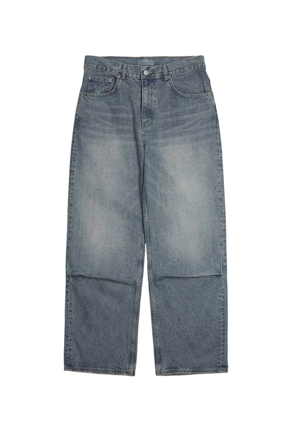 구해요) 산산기어 워싱 데님 팬츠 블루 상품이미지1