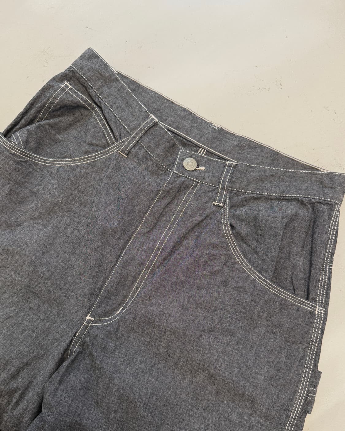 빔즈보이 샴브레이 카펜터 팬츠 상품이미지4