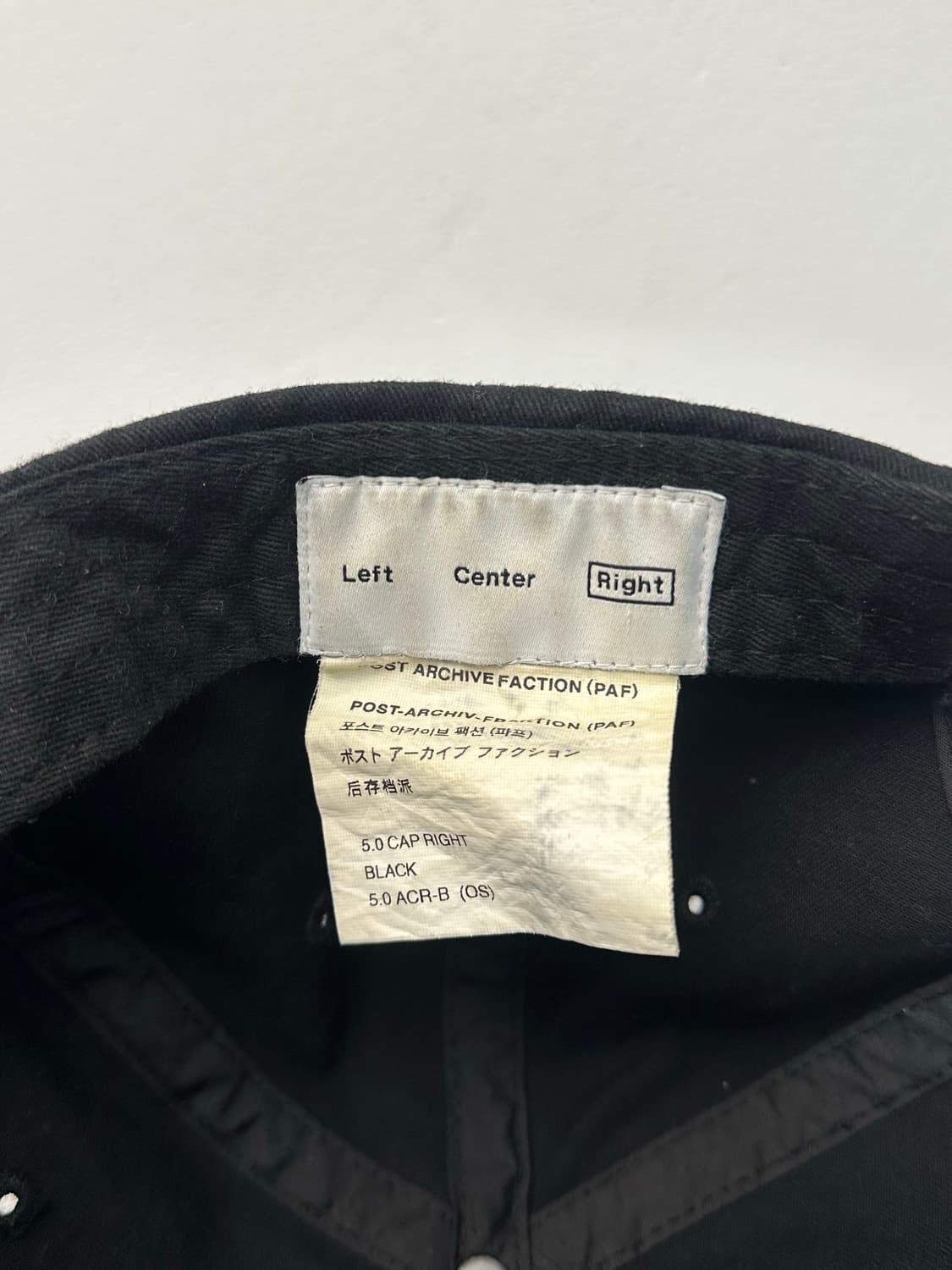 Post Archive Faction(PAF) 5.0 한글 Cap 상품이미지4