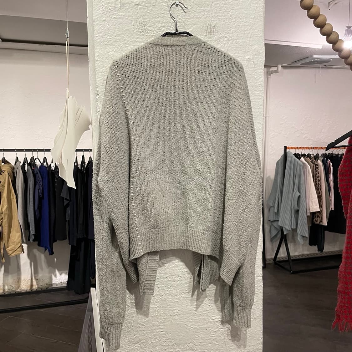 언유즈드 오버사이즈 가디건 상품이미지3