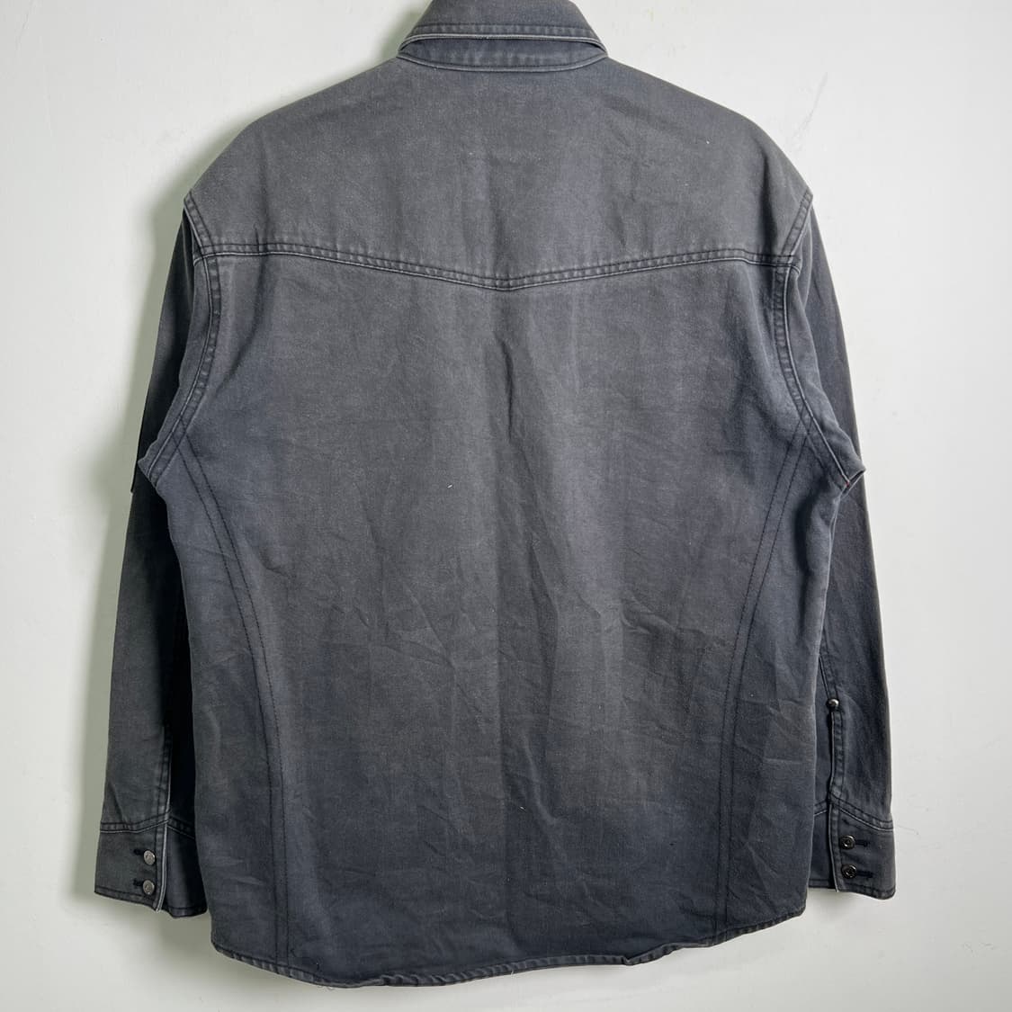 Jawin 자윈 워싱 데님 셔츠 자켓 XL 상품이미지6