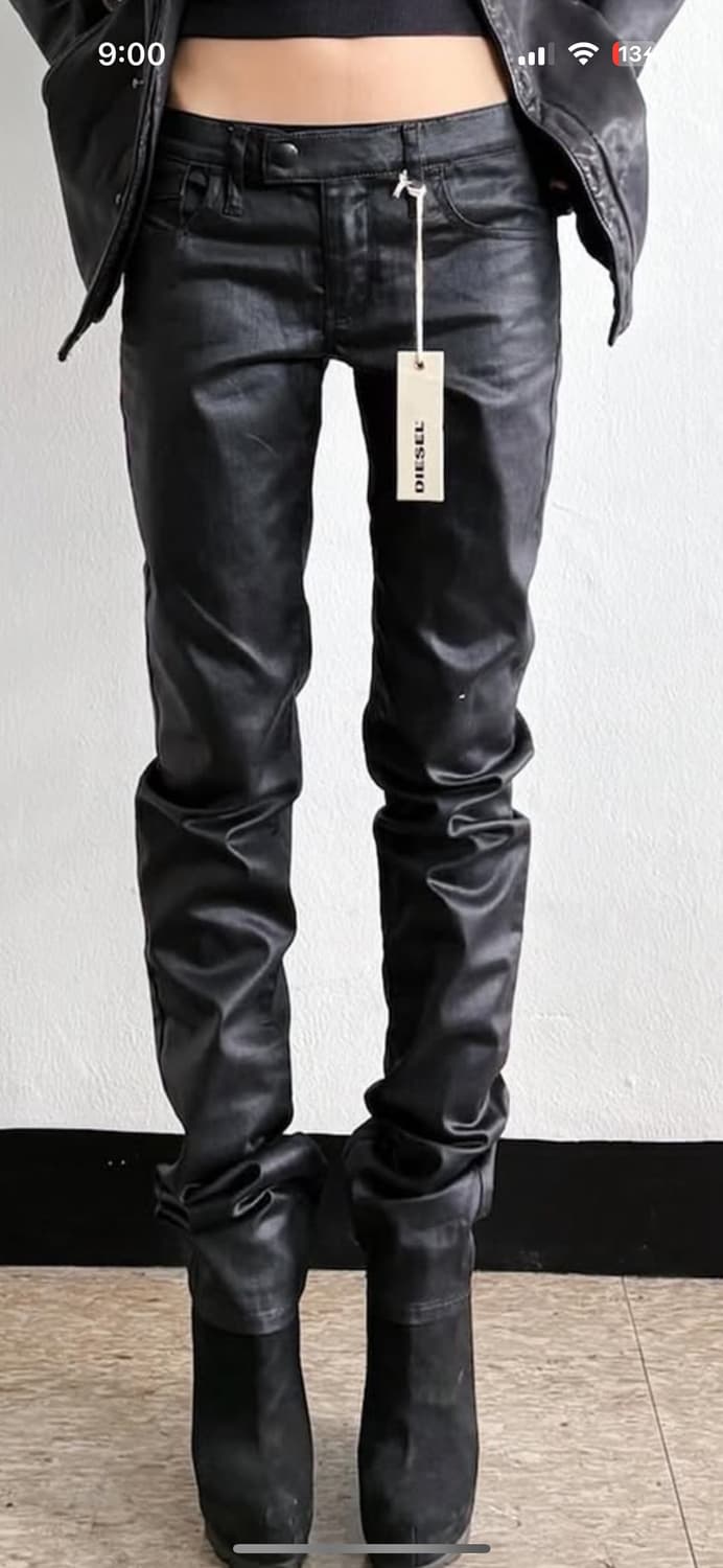 디젤 Diesel wax coated black denim 상품이미지1