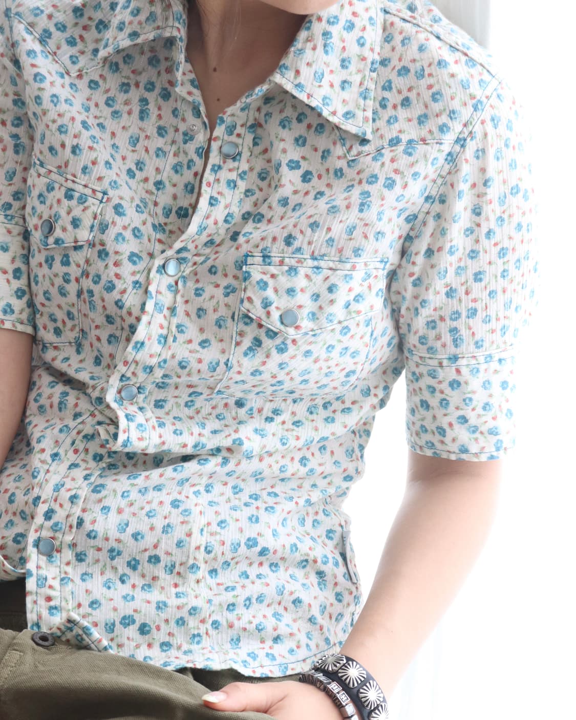 [Hysteric Glamour] Skull Floral Shirt 상품이미지7