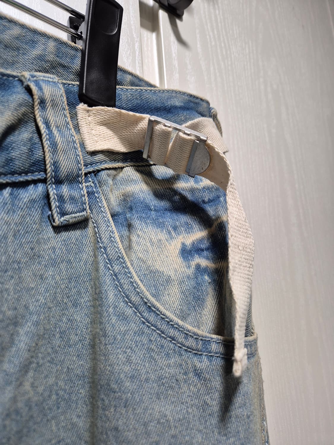 (타임세일)(새상품)트루릴리젼 워싱 데님 카고XL 상품이미지3