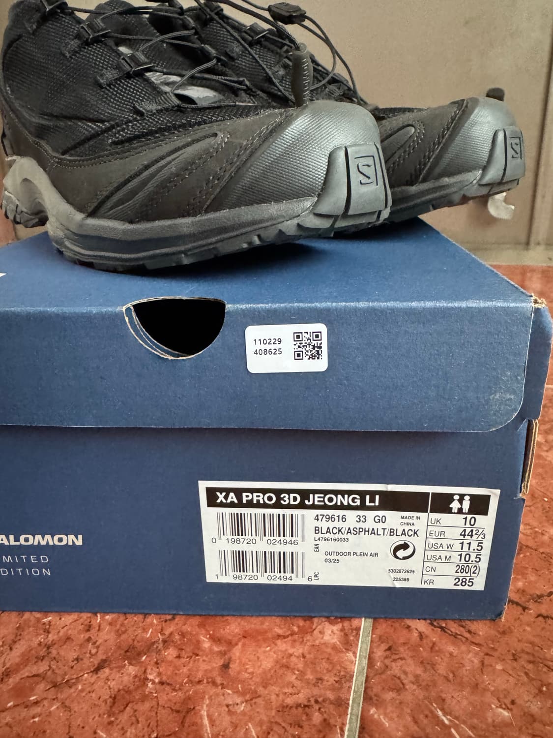 (285)살로몬 정리 XA PRO 3D 블랙 아스팔트 상품이미지1
