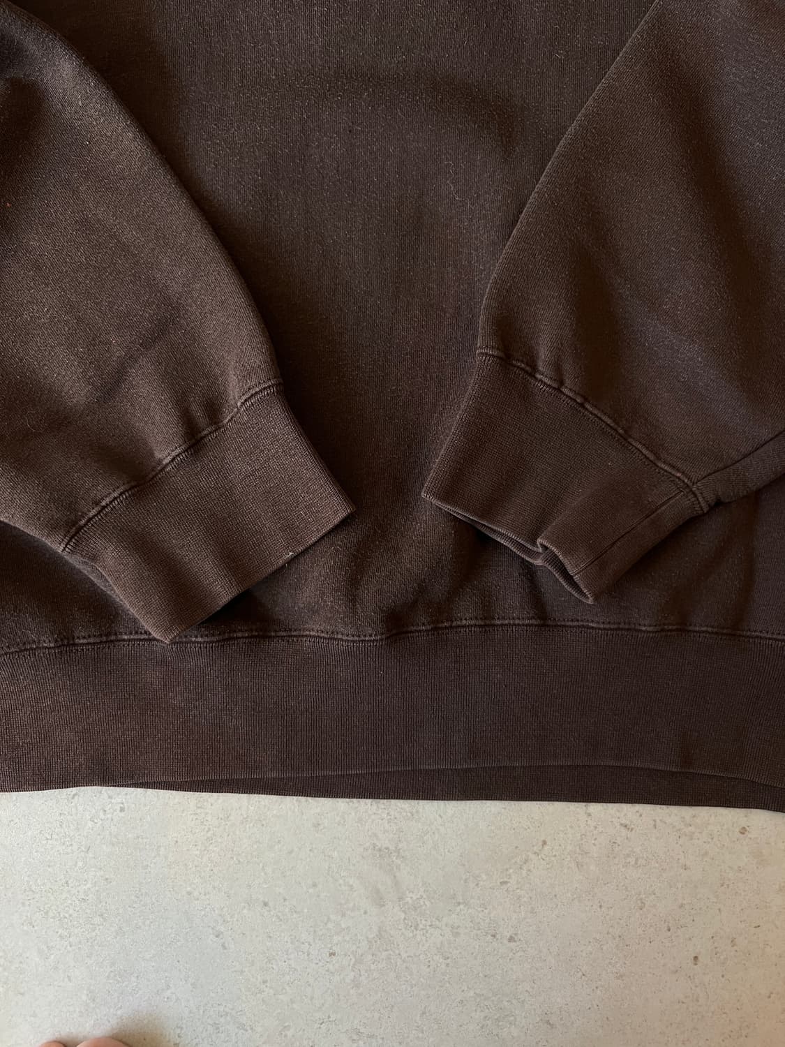빈티지 00s 스투시 스웨트셔츠 브라운 상품이미지7