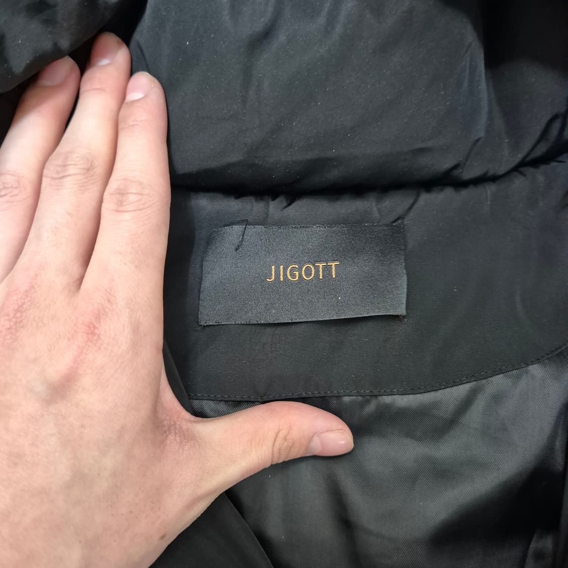 지고트 여성 덕다운 후드 롱패딩 점퍼 상품이미지5