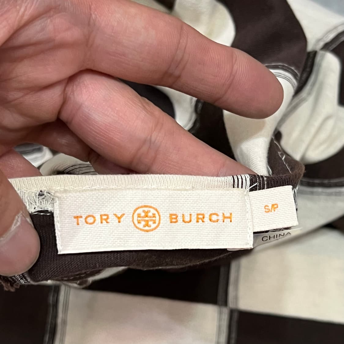  토리버치 체커보드 롱슬리브 y16303 상품이미지6