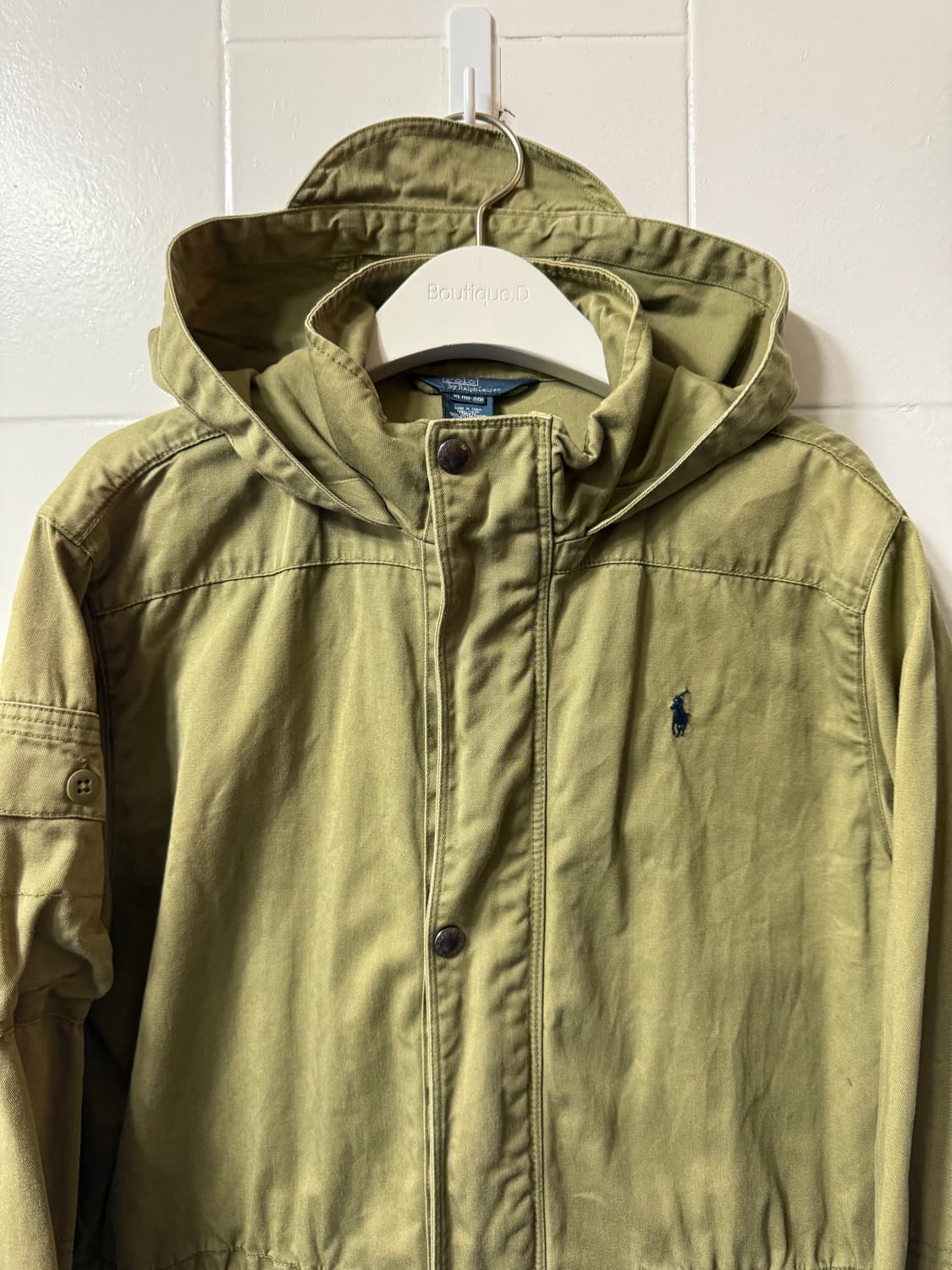 폴로랄프로렌 카키 후드 야상 자켓 상품이미지2