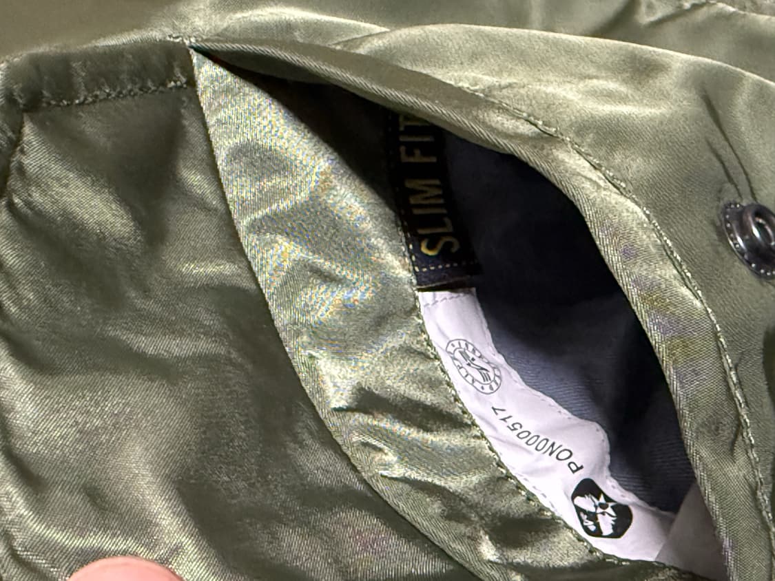 알파인더스트리 MA-1 봄버 자켓 카키 상품이미지3