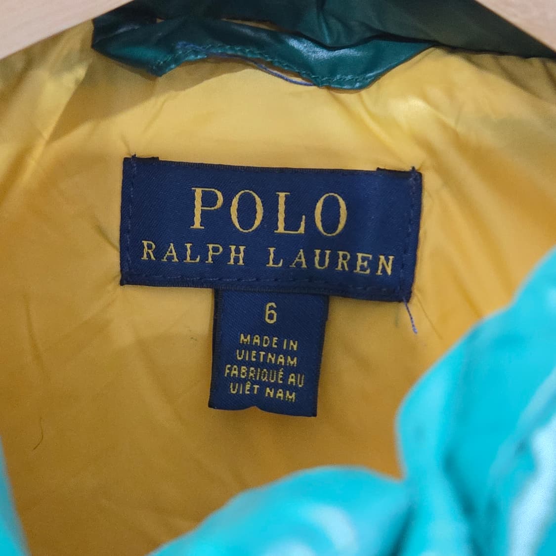 폴로랄프로렌 키즈 덕다운 패딩 그린 6 상품이미지3